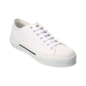 Burberry Canvas Sneaker, White